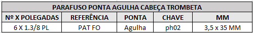 agulha trombeta 3 5 x 35 mm